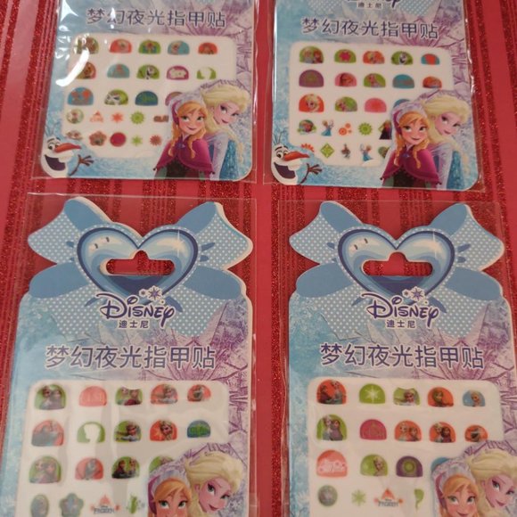 NEW! Set 18 Princess Nail Decals ~ Discounted Shipping - Picture 5 of 6